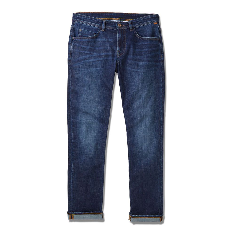 Pantaloni Timberland Barbati Bleumarin - Sargent Lake Slim Denim Jeans - Romania - HXDSJI703